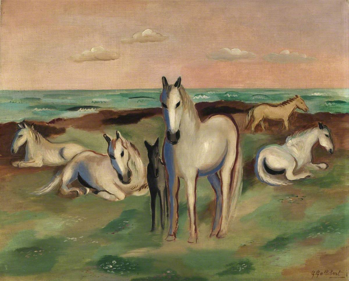 Ponies on the Shore, Carmargues