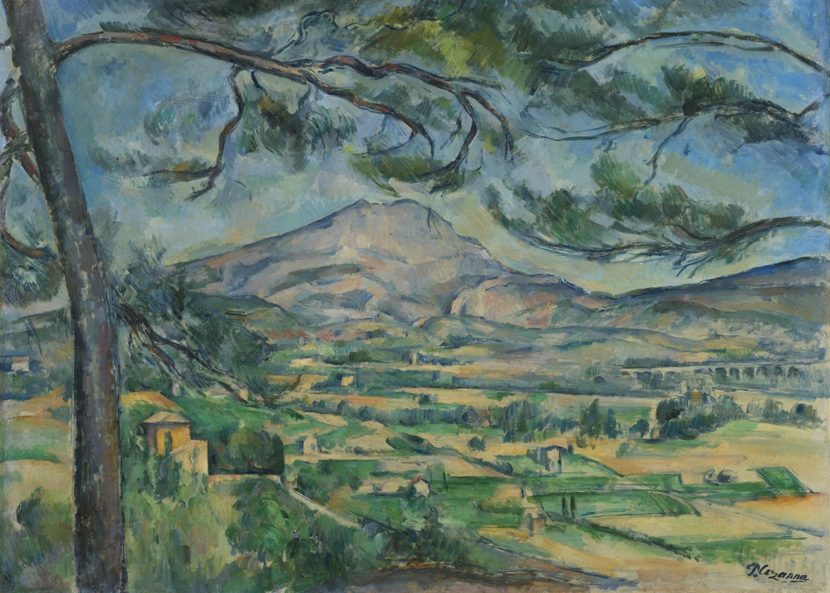 The Montagne Sainte-Victoire with Large Pine