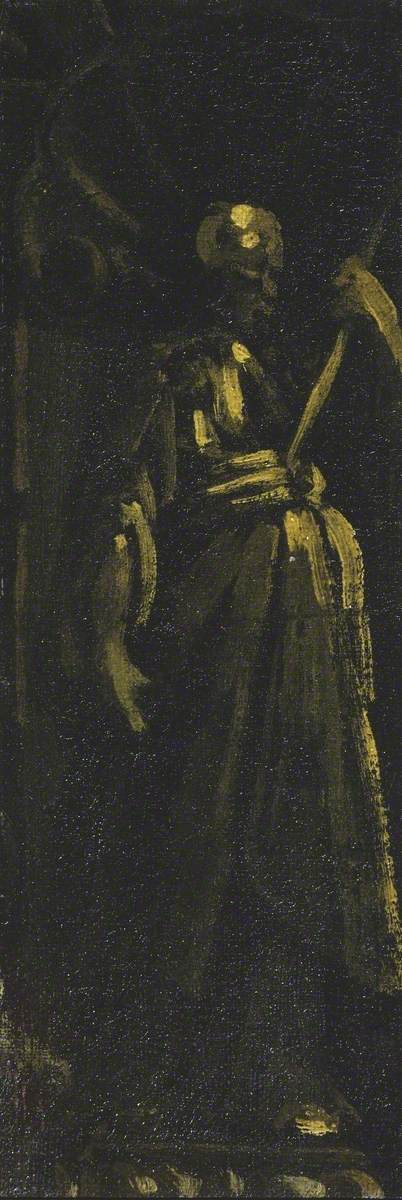 Saint Standing in a Niche
