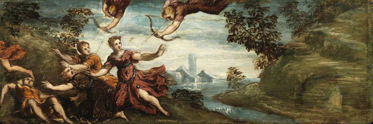 Apollo and Diana Killing the Children of Niobe