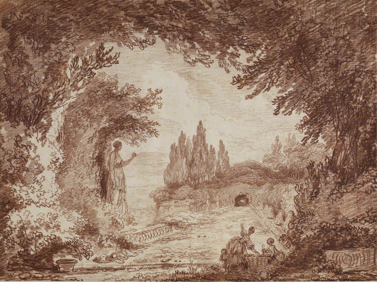 Terrace in an Italian Garden