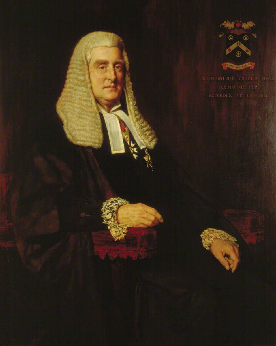 Sir Charles Hall (1843–1900), Recorder of London