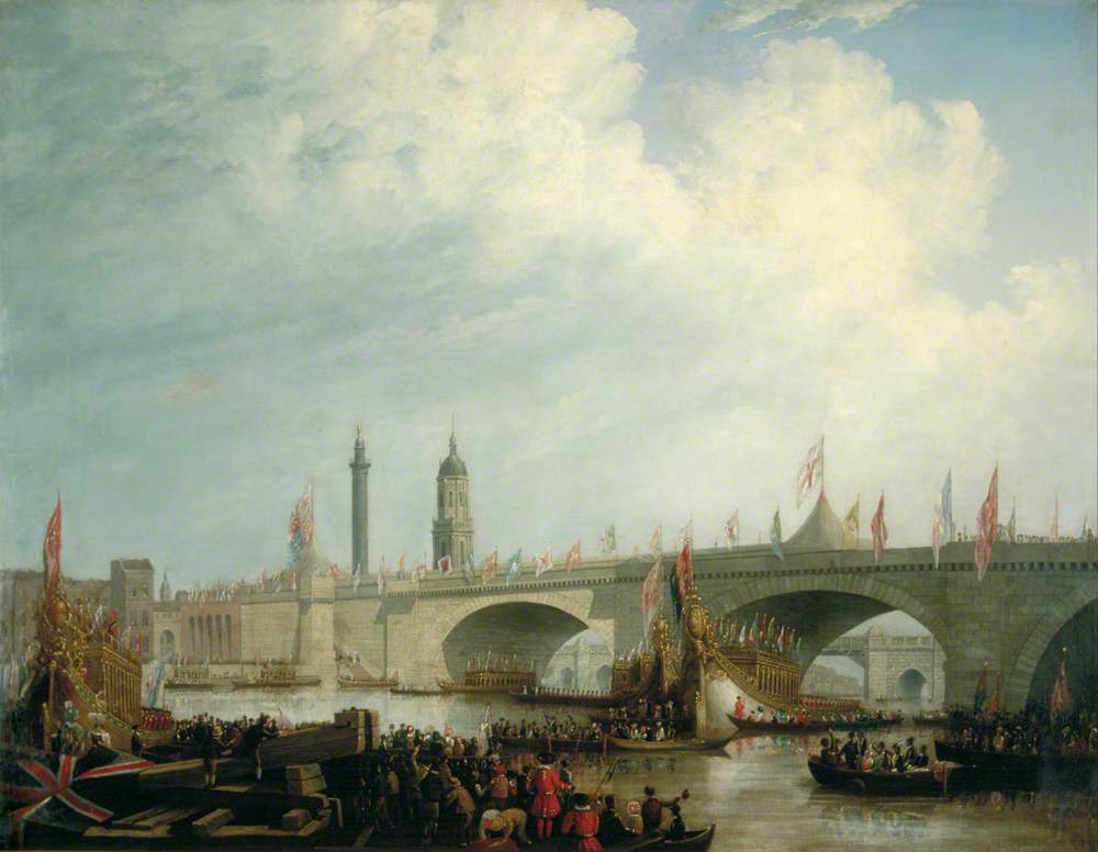 The Opening of London Bridge by William IV, 1 August 1831