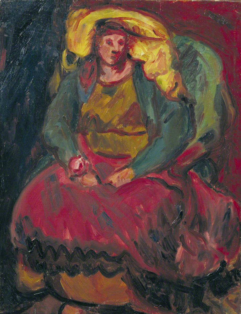 Vera Cuningham (1897–1955), in a Chair