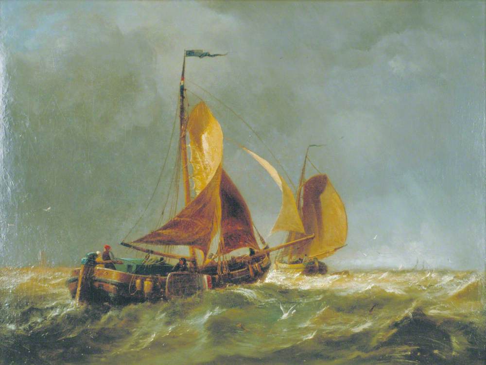 Dutch Schuyts Beating out of the Scheldt