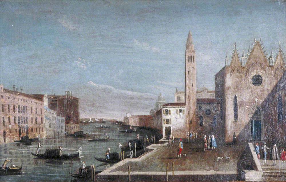 Venice, the Grand Canal Looking East with Santa Maria della Salute Fra - de Young & Legion of Honor Museum Stores