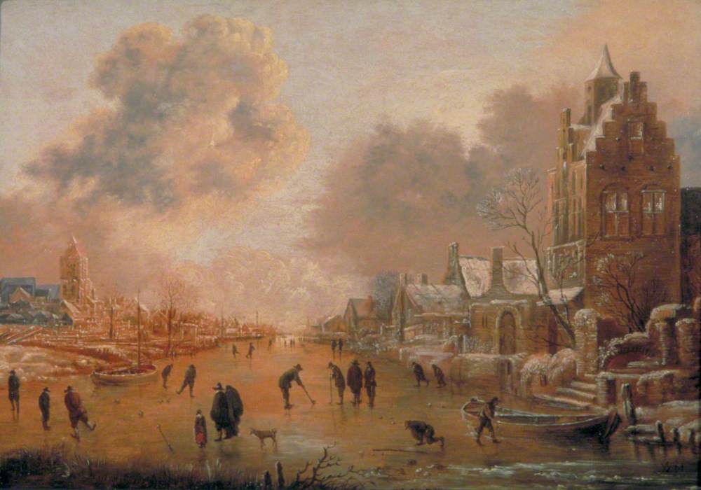 A Canal in Winter