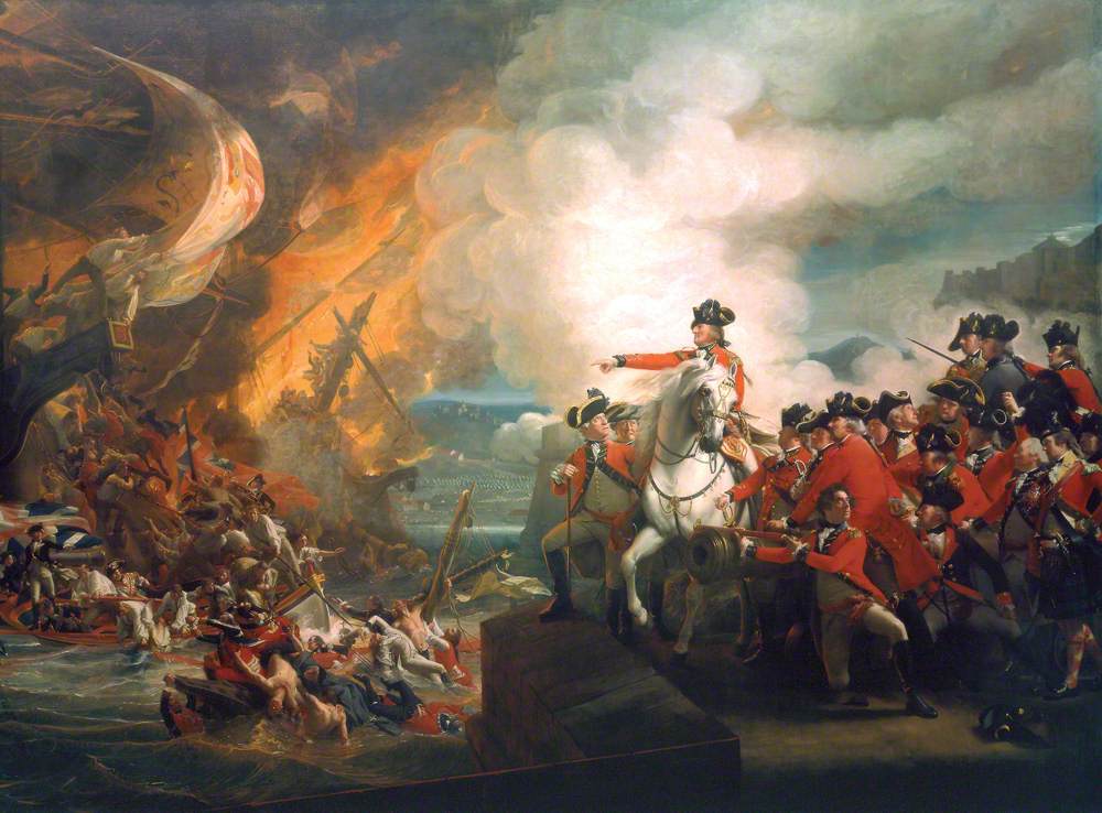 Defeat of the Floating Batteries at Gibraltar, September 1782 (The Siege of Gibraltar)