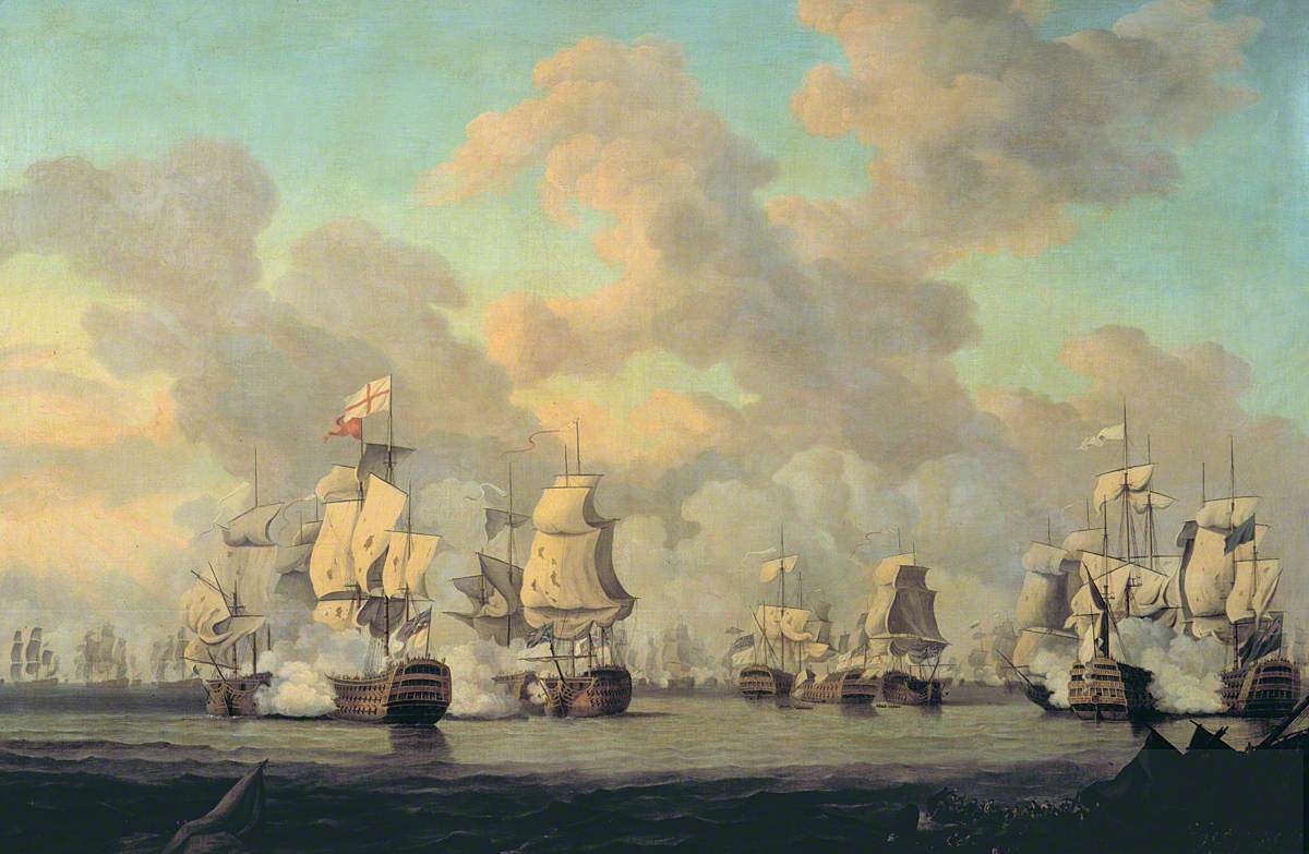The Victory of Lord Rodney over the French Fleet off Dominica, 12 April 1782