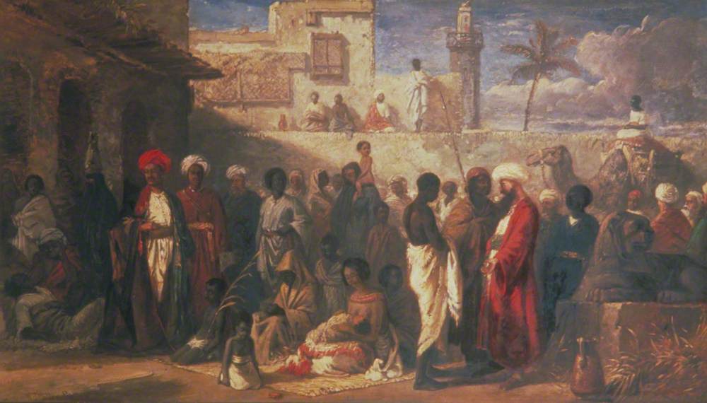 The Slave Market at Cairo, Egypt