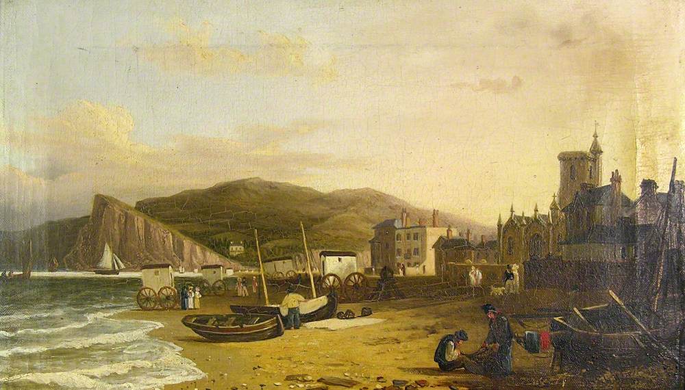 View of the Beach in Teignmouth, Devon