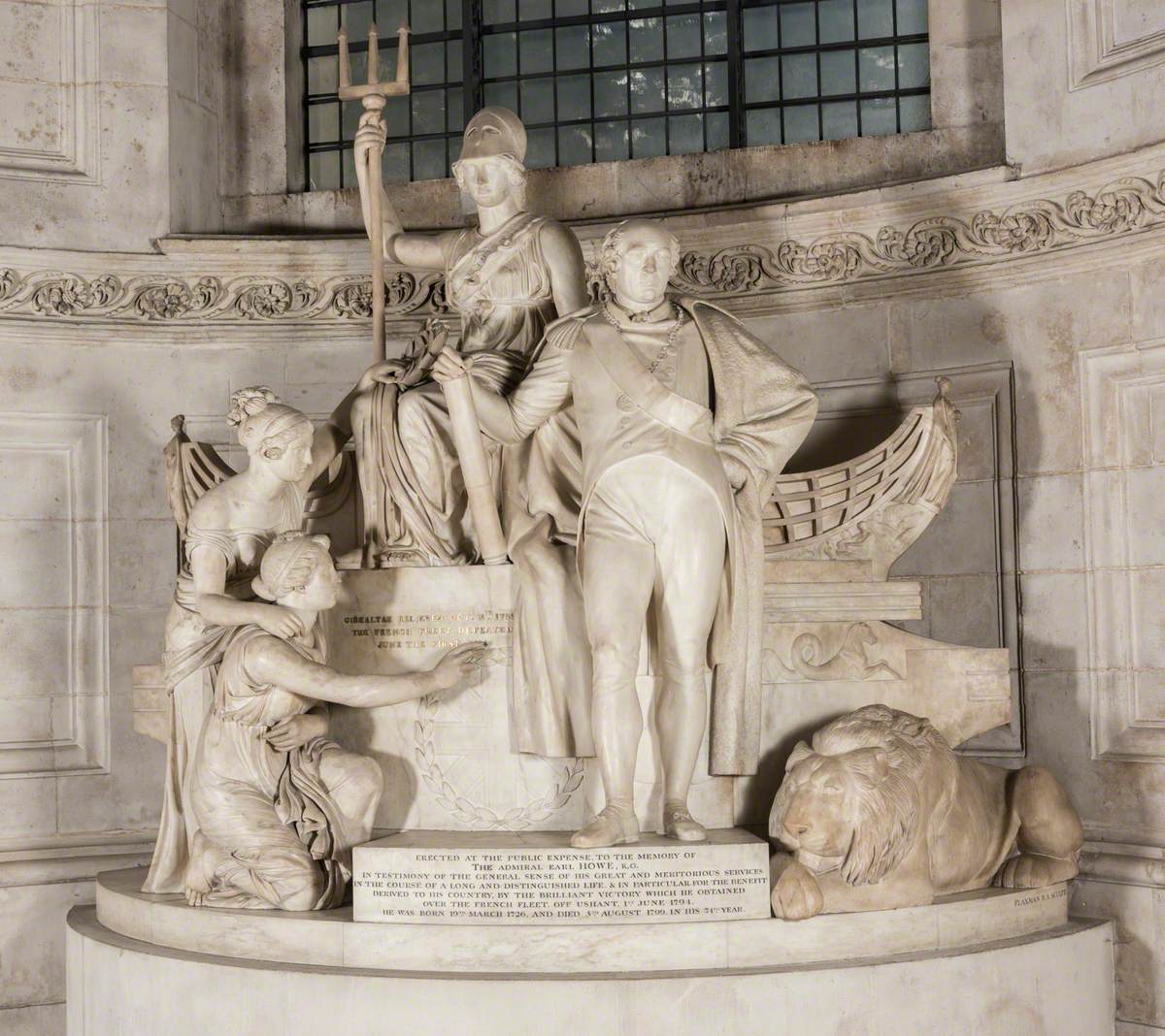 Monument to Admiral Earl Richard Howe (1726–1799)