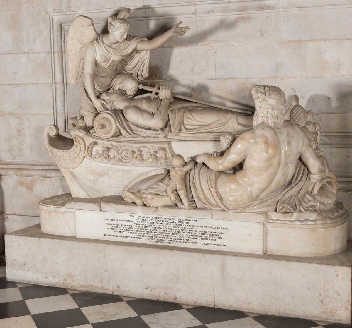 Monument to Admiral Lord Collingwood (1749–1810)