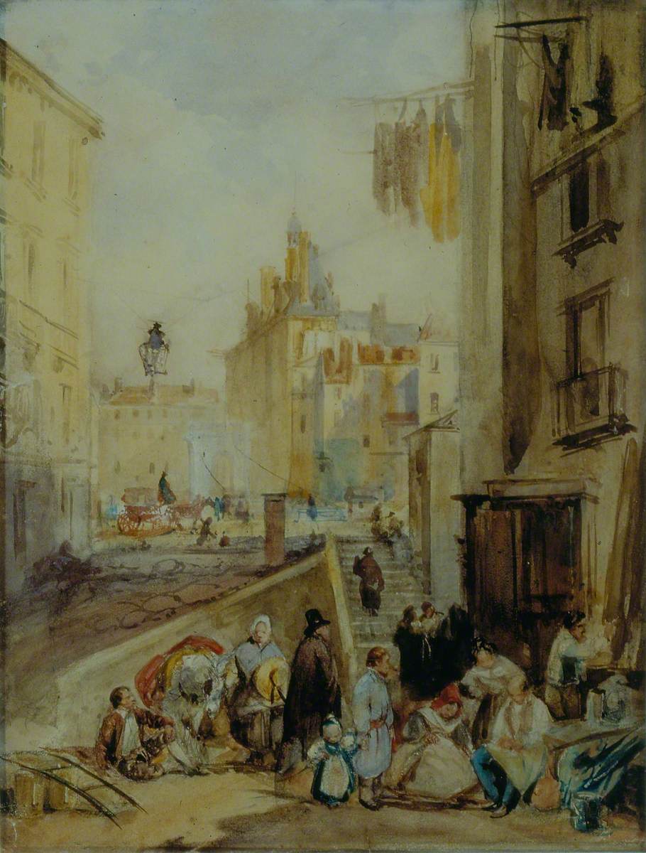 A Street Scene in Paris