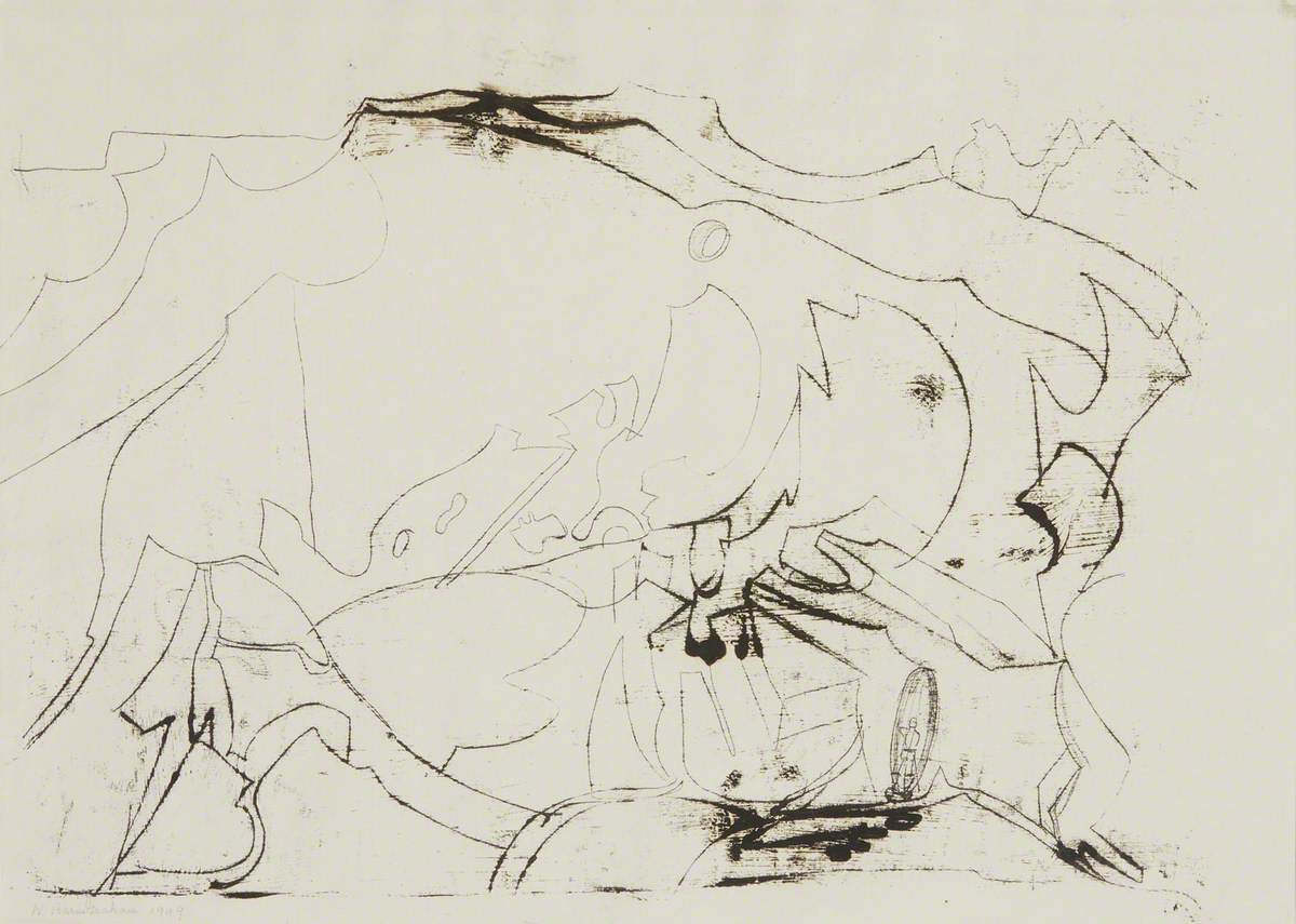 Study for Upper Glacier, Grindelwald