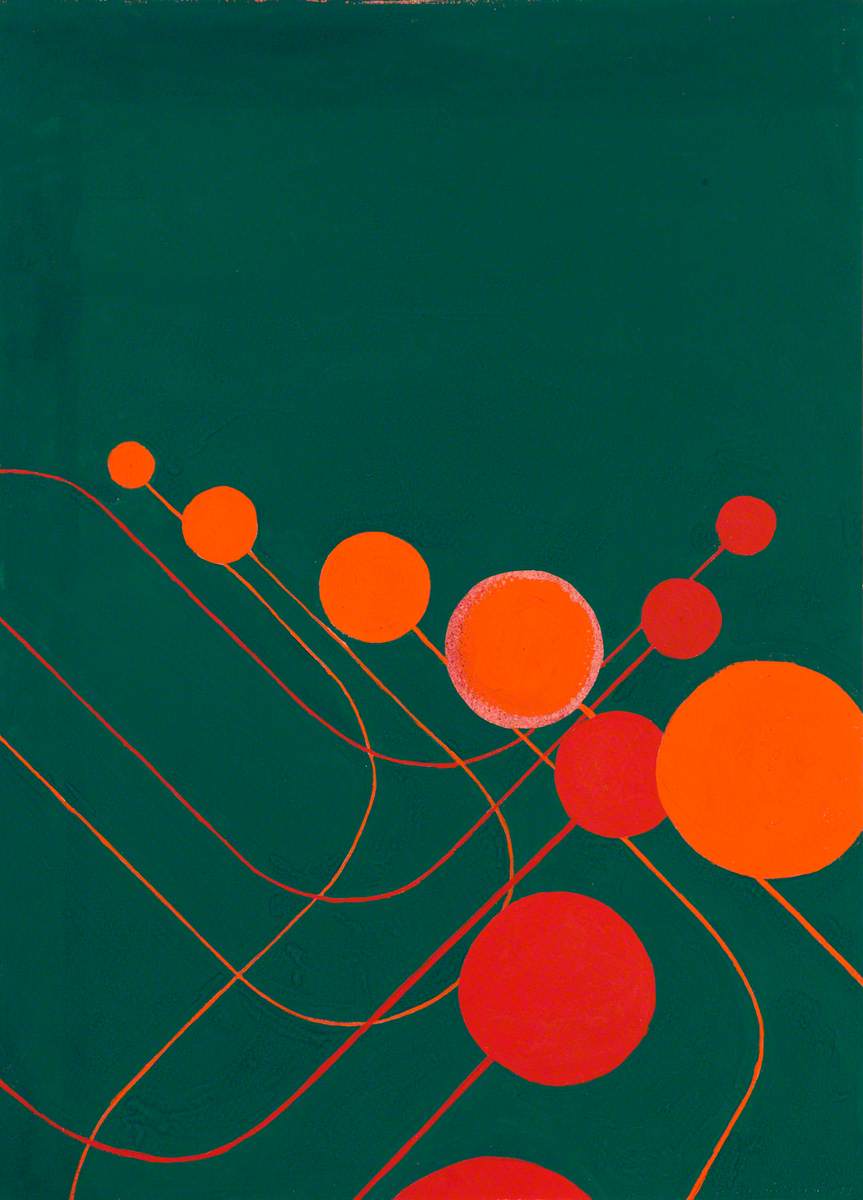 Red and Green on Orange