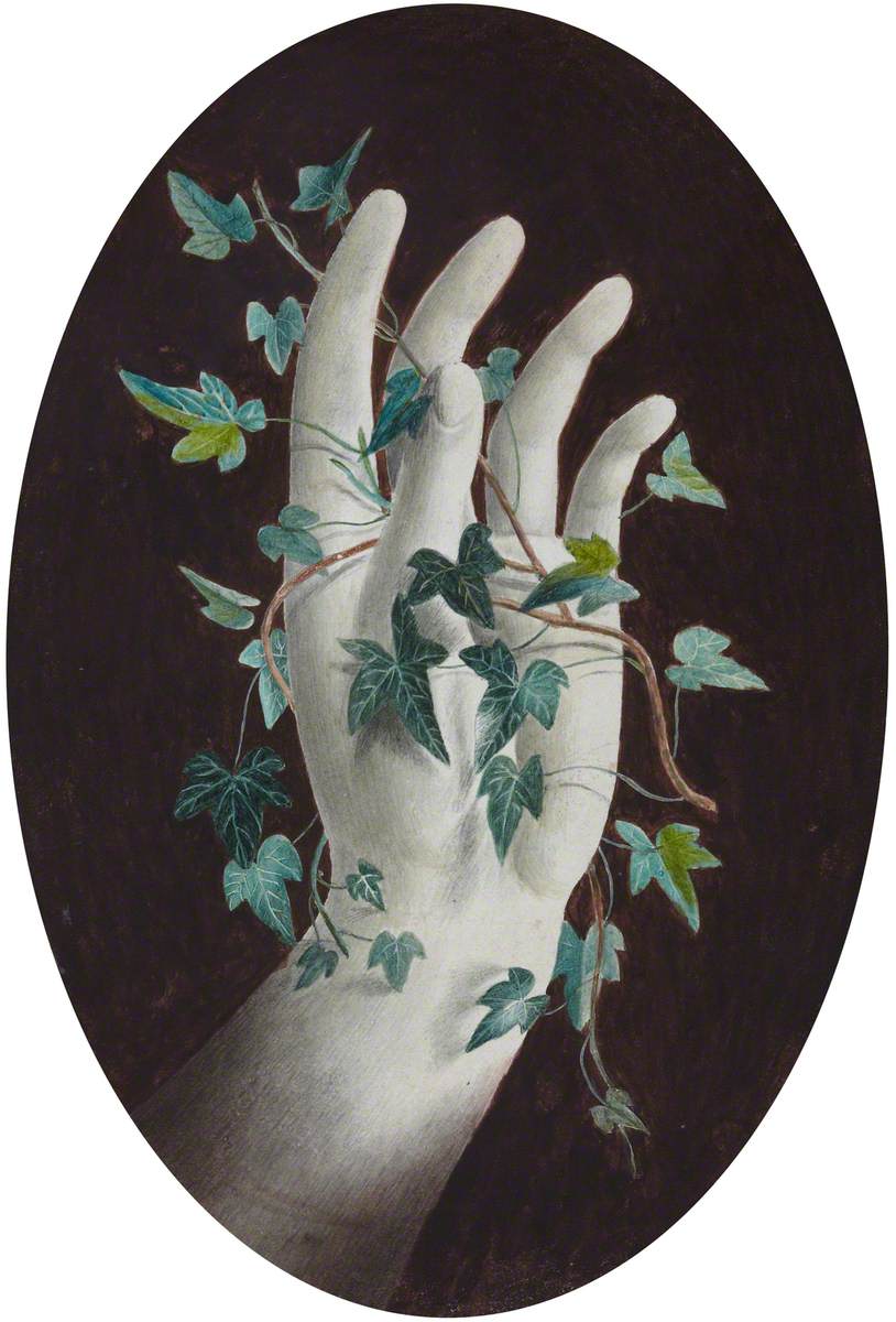 Ivy on a Marble Hand