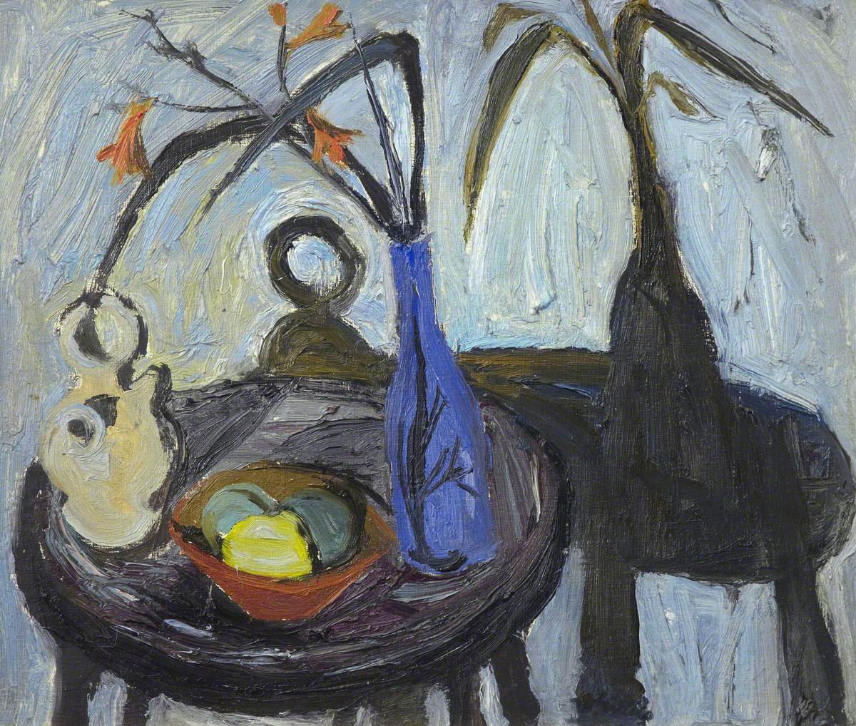 Still Life with a Blue Vase