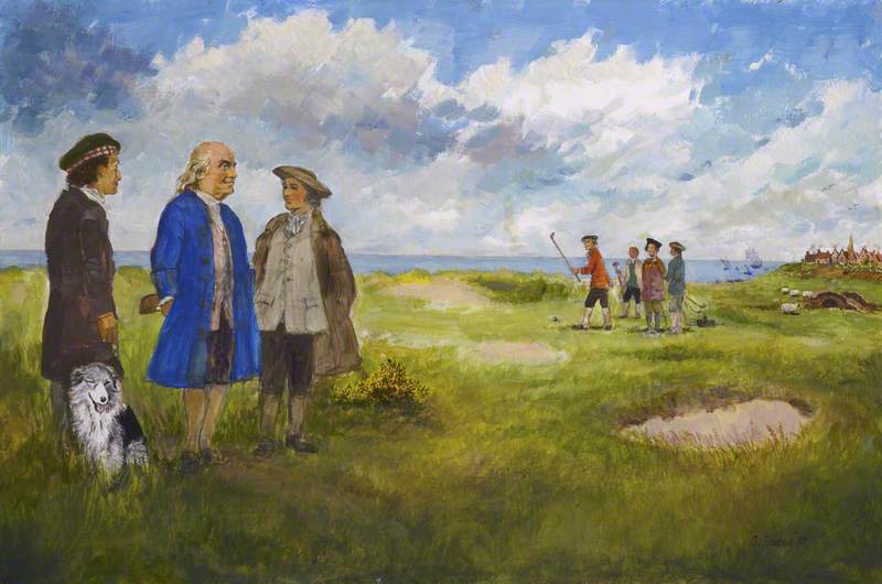 Benjamin Franklin on St Andrews Links