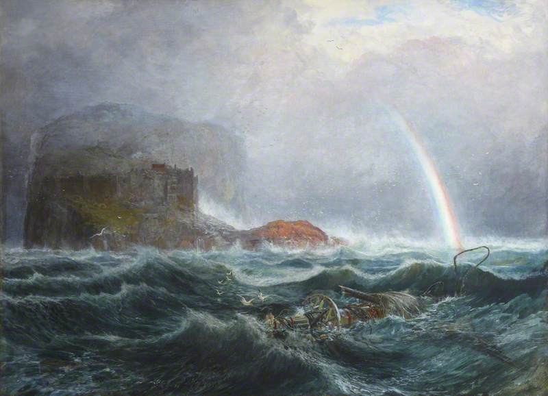 The Bass Rock after a Storm