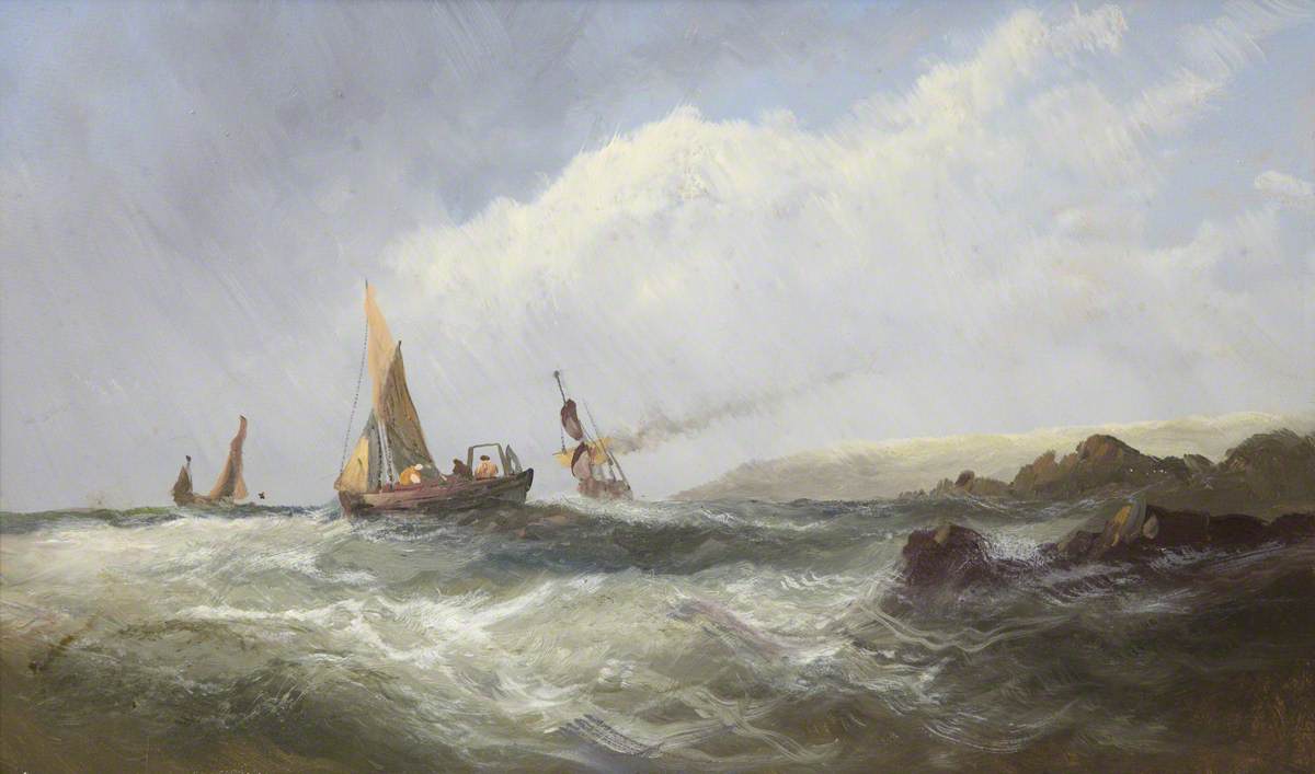 Coastal Fishing Scene