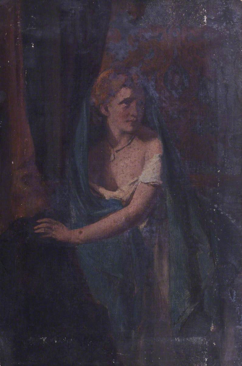 Portrait of a Woman with a Shawl