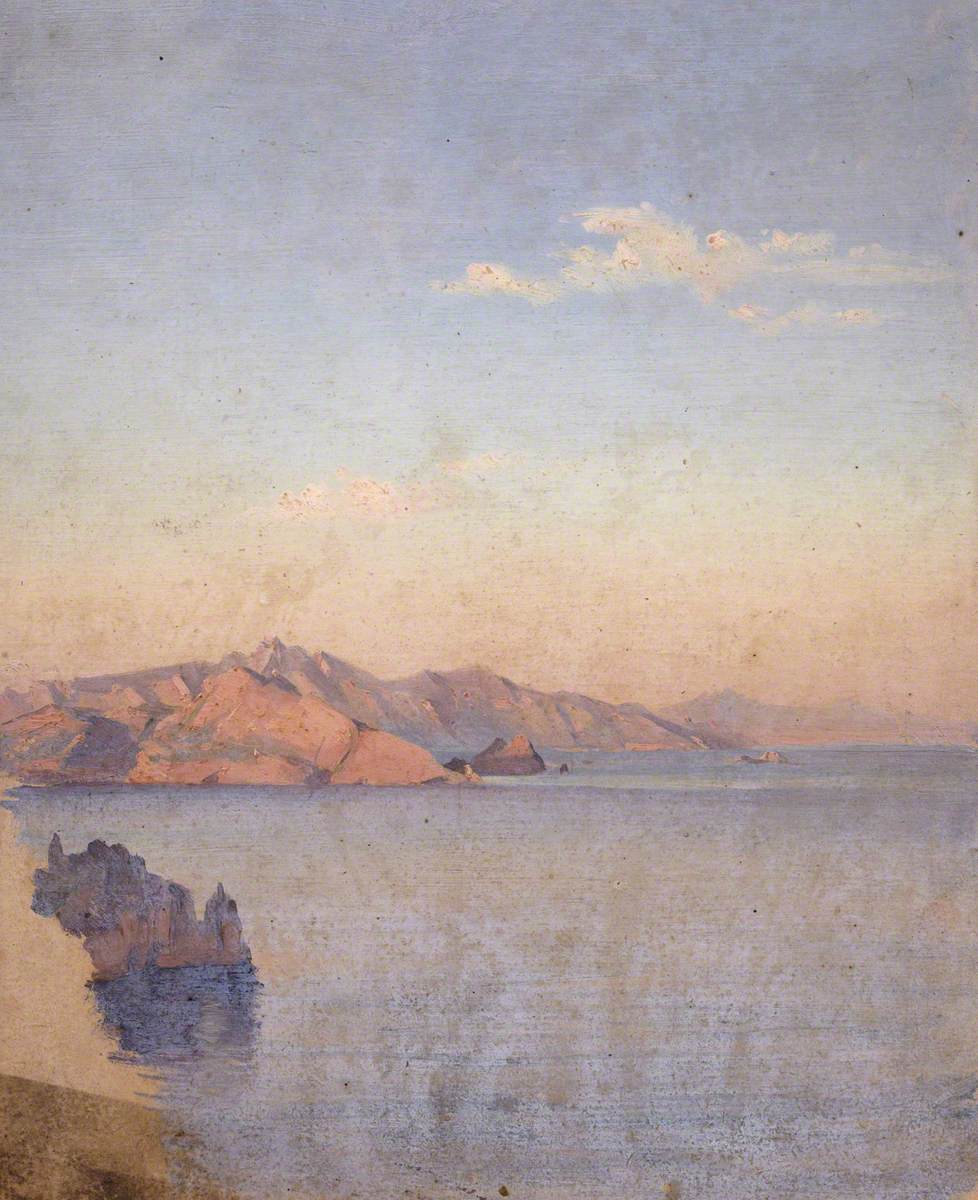 The Punta Campanella from the East Coast of Capri