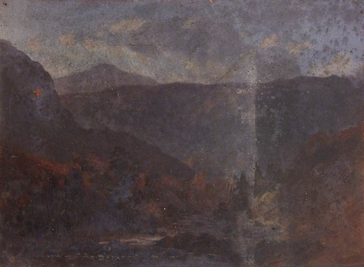 Landscape with Mountains