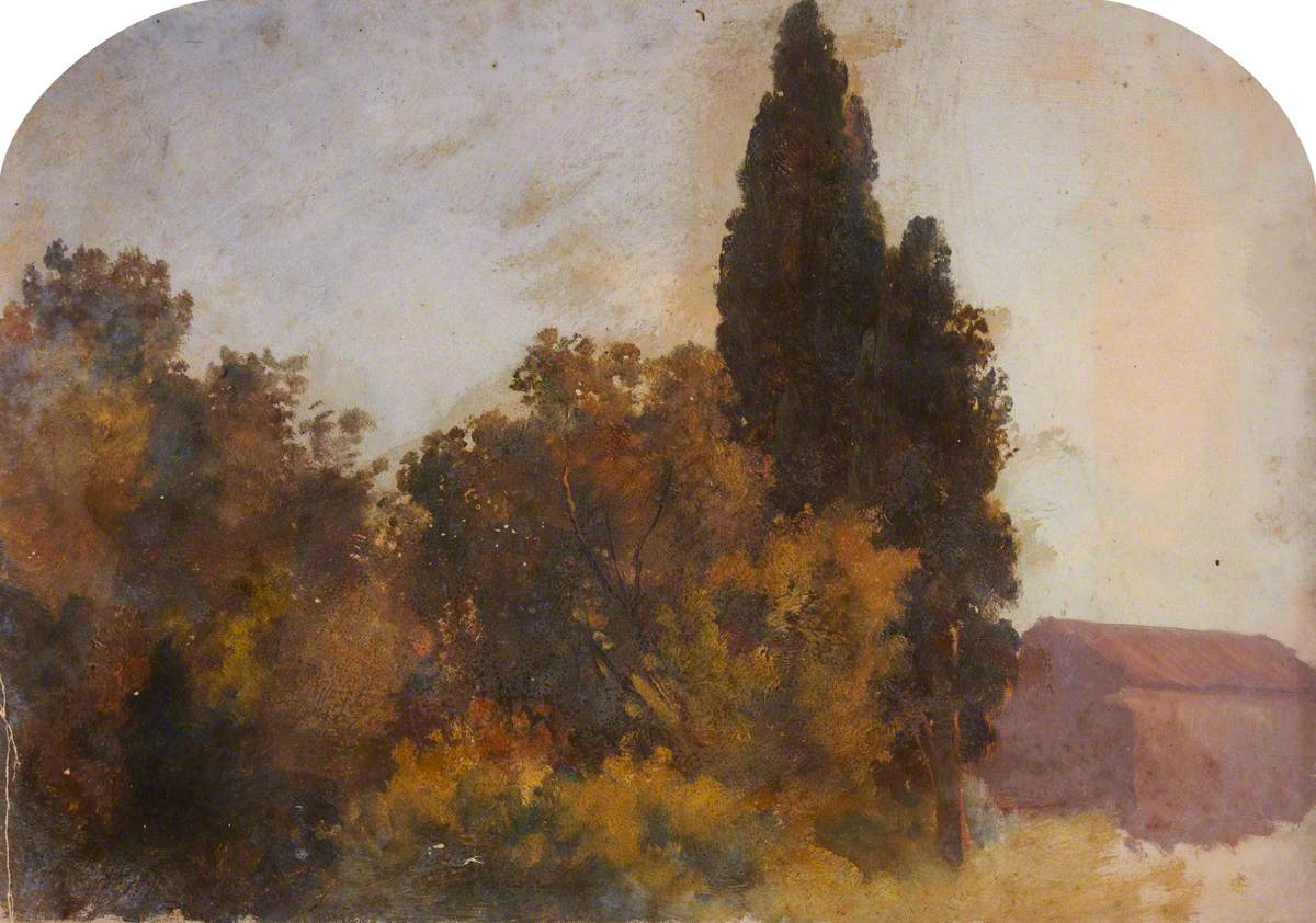 Forest with a Cottage