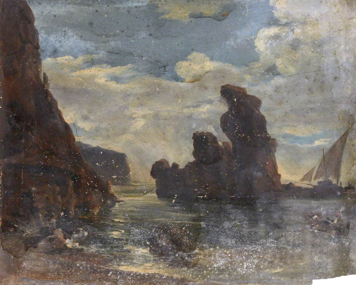 Rocky Outcrop in the Water