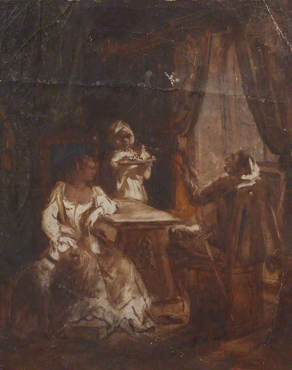 Study for Figures by a Window