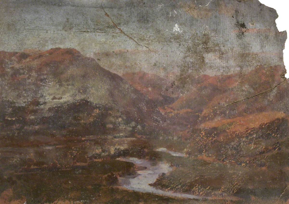 Mountain Landscape with a Stream