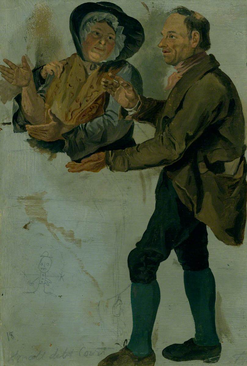 Woman with a Manservant