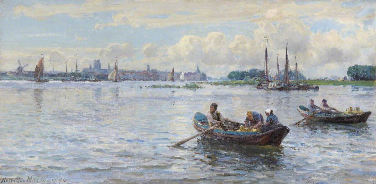 Harbour Scene with Boats