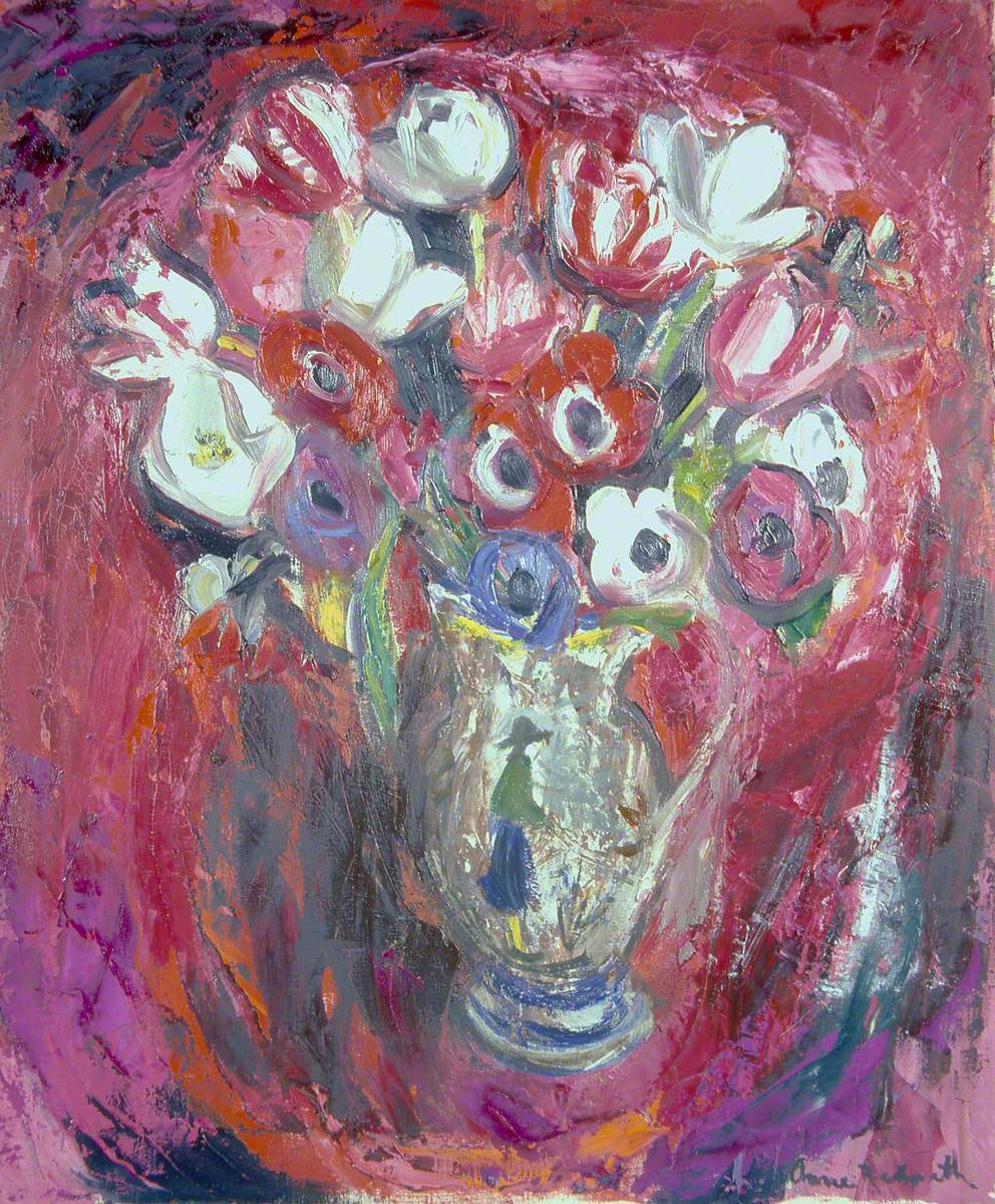 Red and White Tulips