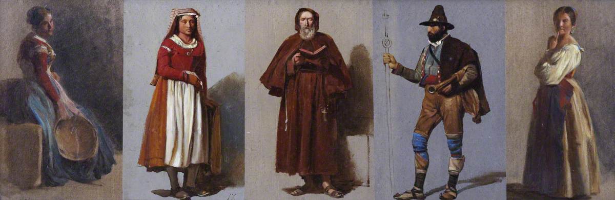 Five Studies of Italian Figures