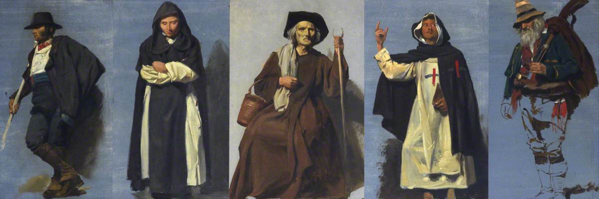 Five Studies of Italian Figures