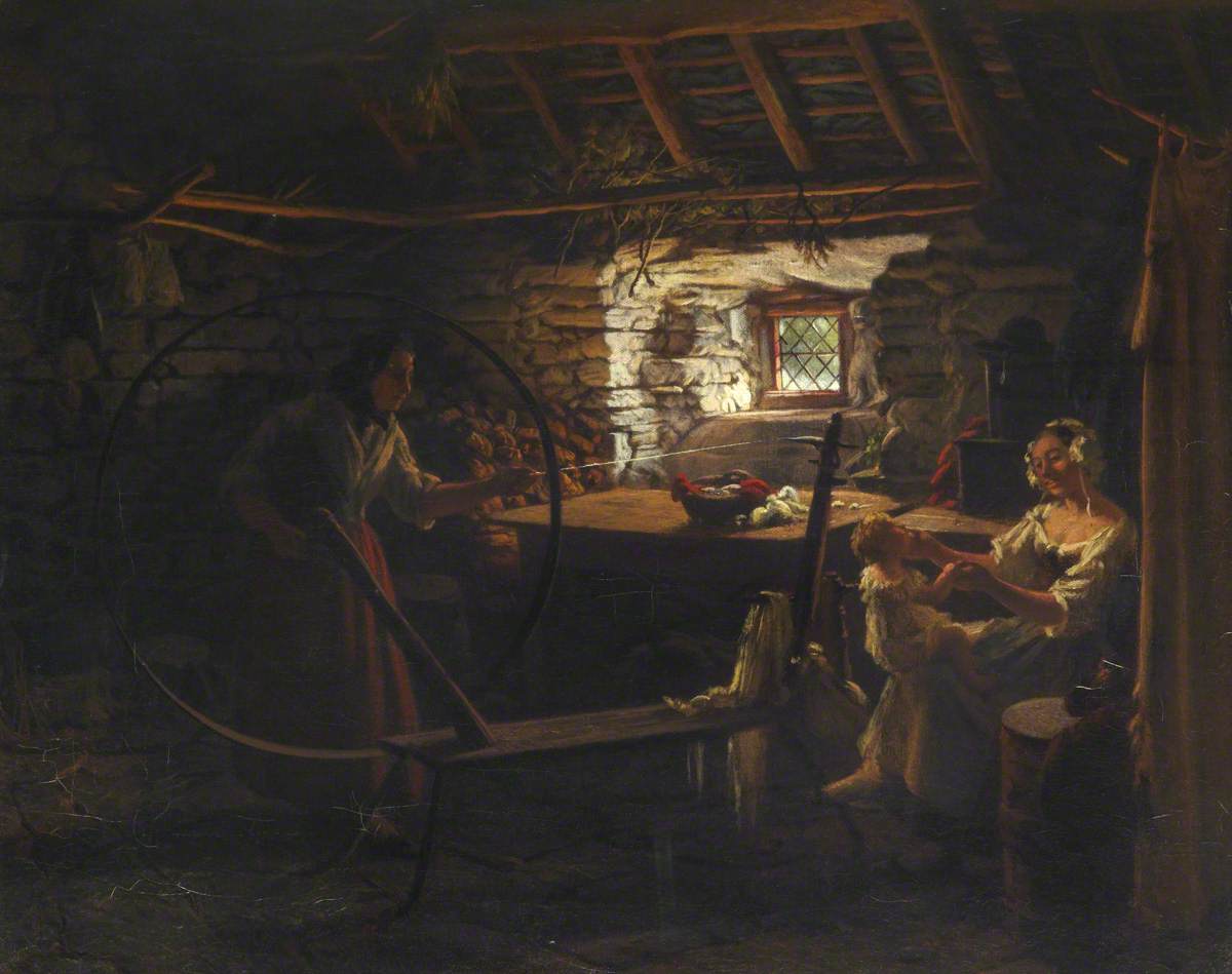 A Welsh Interior, Spinning