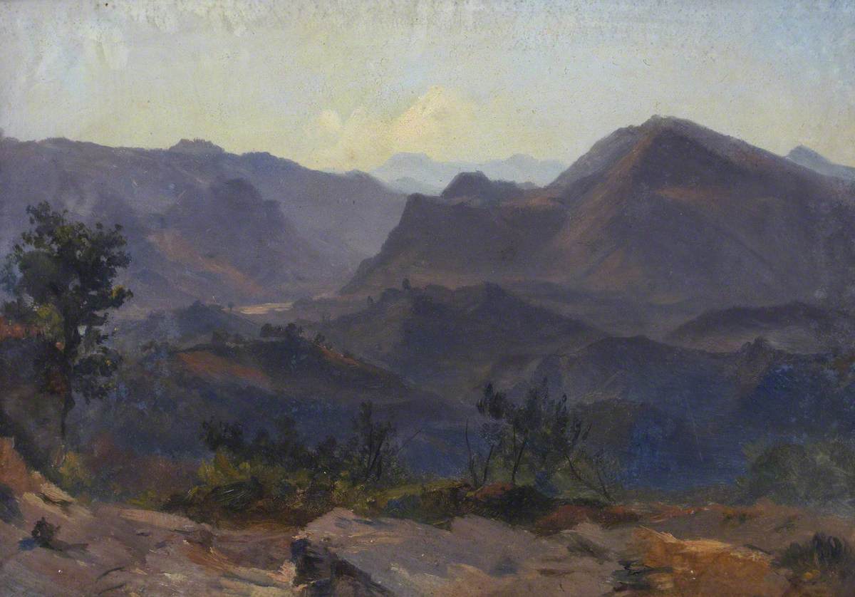 Landscape with Mountains