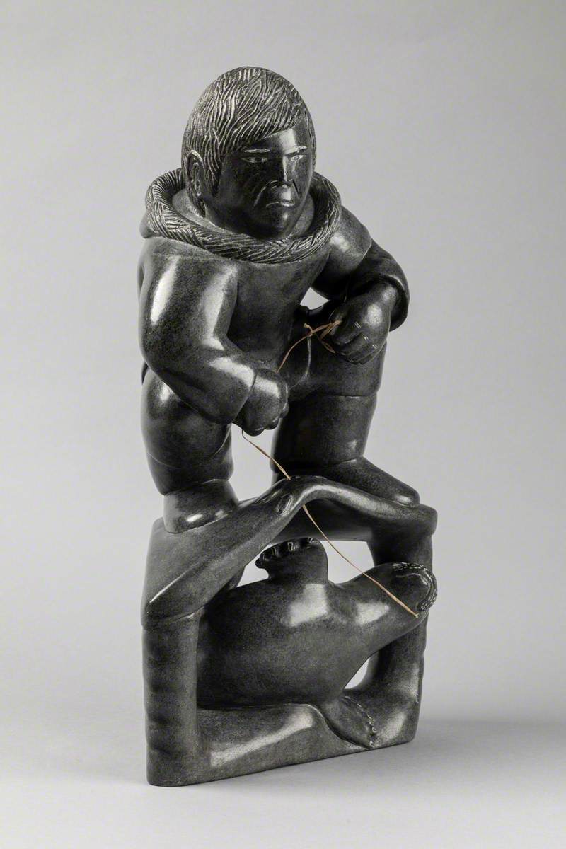 Hunter Pulling Seal Art UK