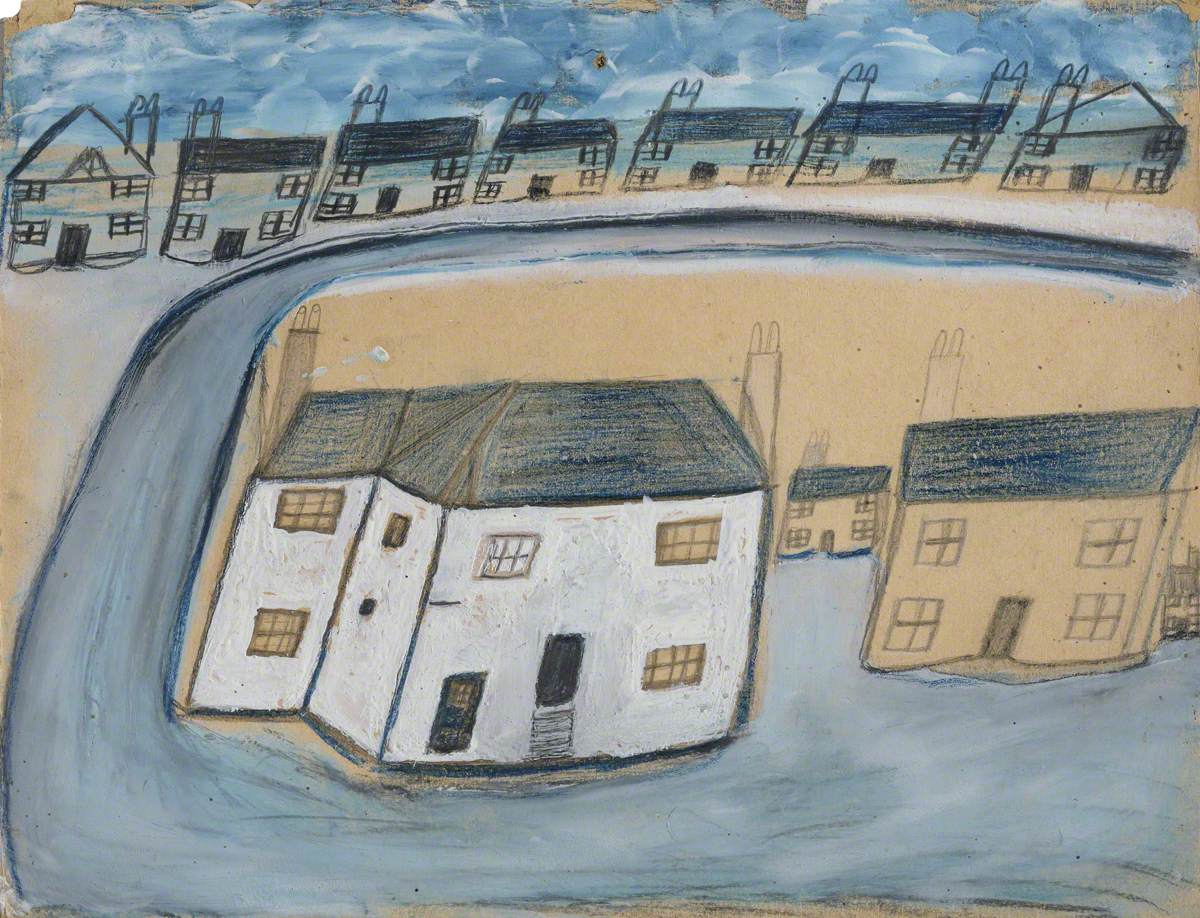 White House and Cottages, the Old House, Porthmeor Square, St Ives