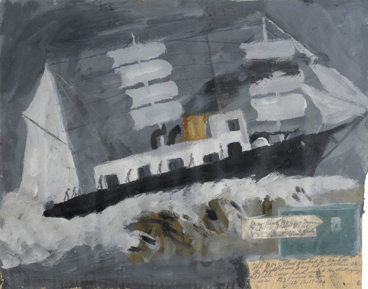 The HMS 'Wast' Wrecked