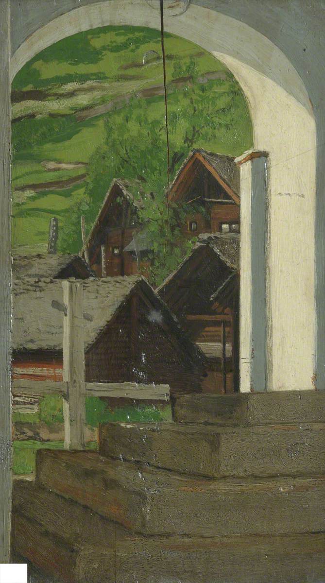 Landscape, Rossura Porch, Val Leventina