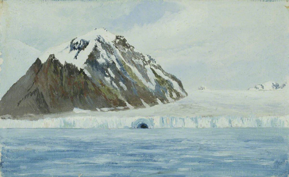 Mount Jacobsen, Dane Glacier, North of Bay St John, West Coast, Spitsbergen