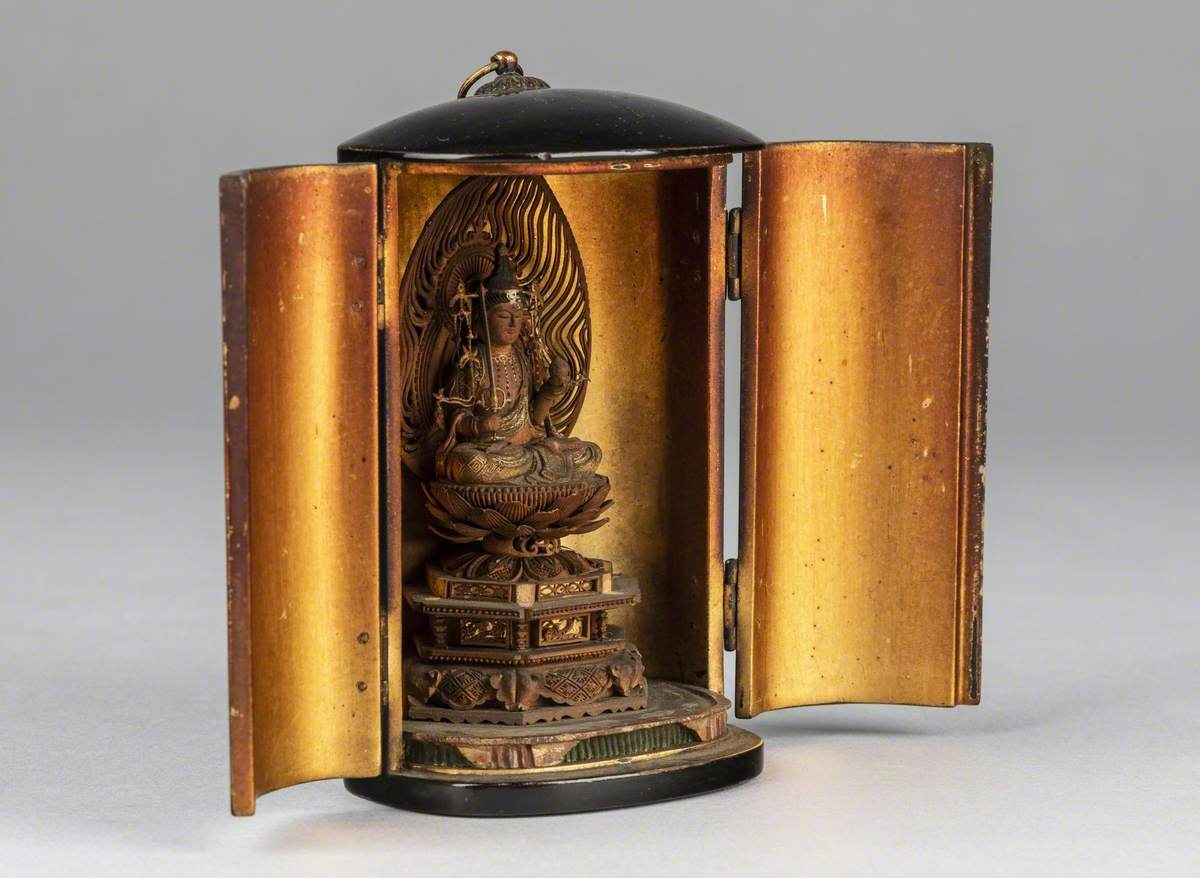 Shrine with the Bodhisattva Seishi*