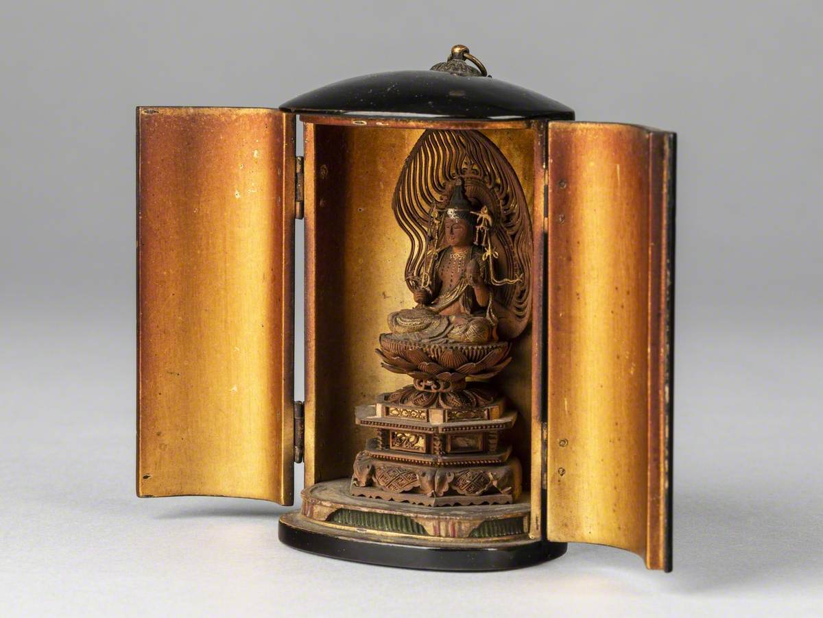 Shrine with the Bodhisattva Seishi*