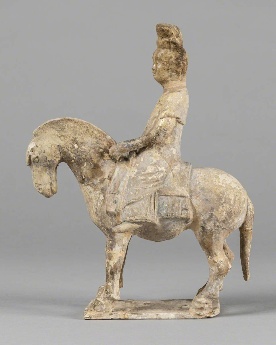 Figure of a Man Seated on Horse