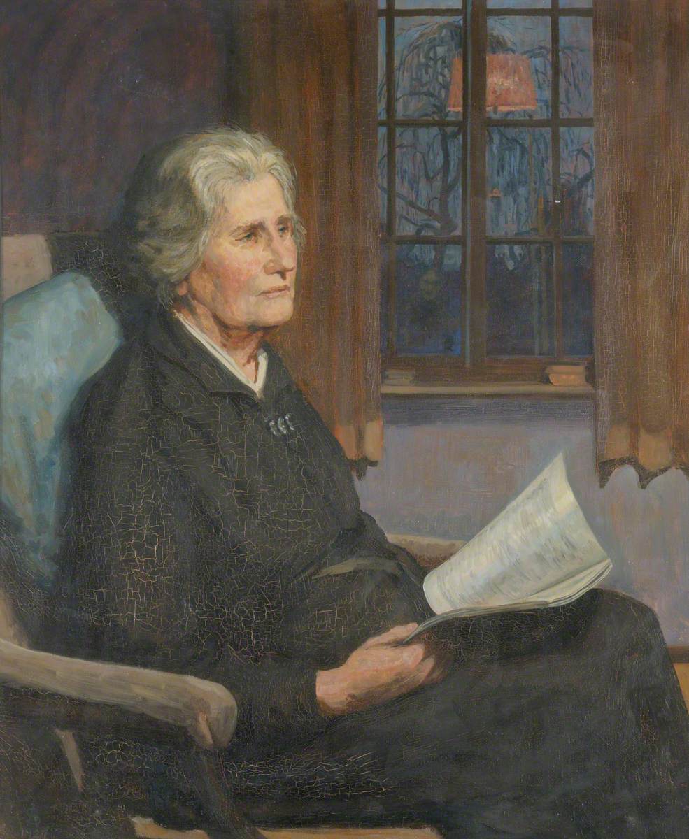 Mary Paley Marshall, One of Five Original Newnham College Students ...
