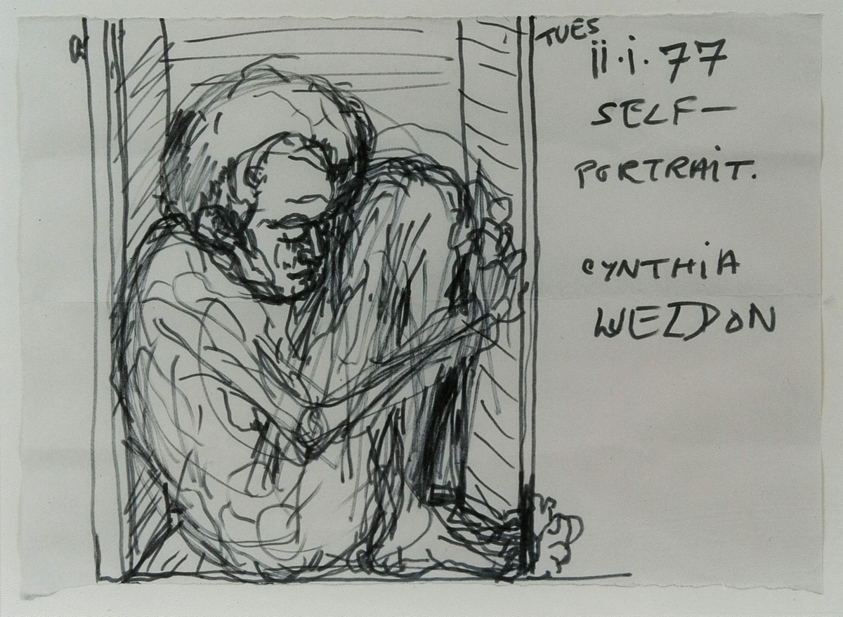 Self Portrait in Cupboard