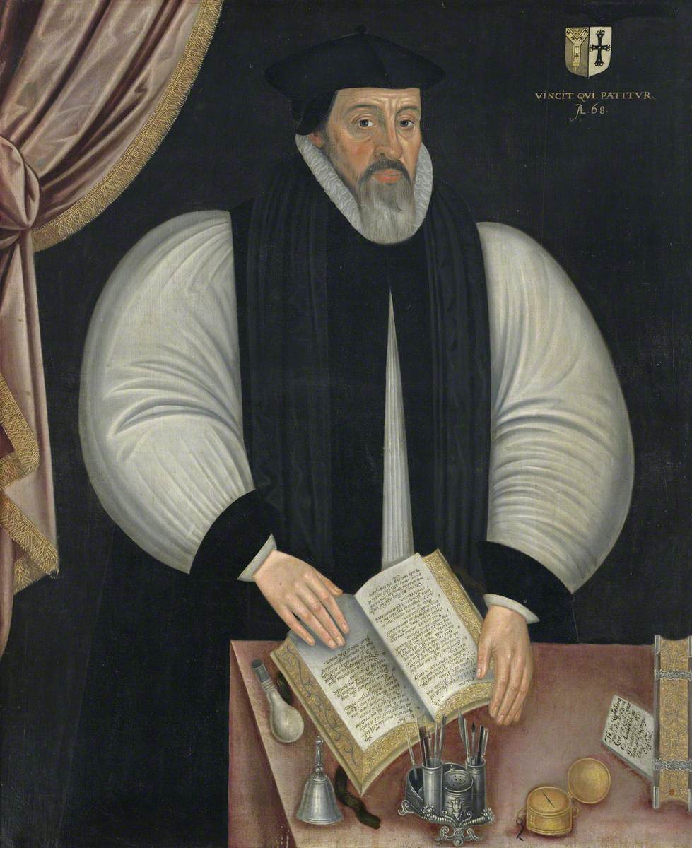 John Whitgift (1530/1531?–1604), Archbishop of Canterbury, Lady Margaret Professor of Divinity (1563–1567), Regius Professor of Divinity (1567–1569)